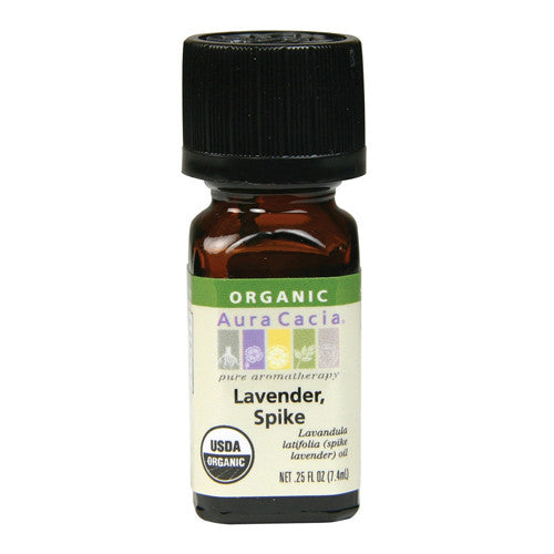 Aura Cacia Aromatherapy Spike Lavender Oil, 0.25 Oz